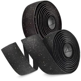 img 4 attached to 🚲 MARQUE Cork Bike Handlebar Tape - Premium Bicycle Bar Wrap Tape with Real Cork Bits for Road Cycling and Drop Bars, Superior Comfort and Confident Steering (Black)