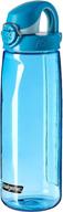 💧 nalgene tritan on the fly water bottle - 24oz (blue) - bpa-free & durable logo