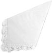 weddingstar plain crocheted border handkerchief logo