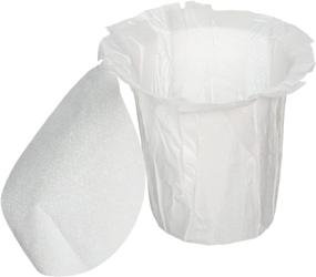 img 1 attached to 🔄 EZ-Carafe 4-Pack: Patented Top Lid Disposable K-Carafe Paper Filters for Keurig 2.0 Reusable Coffee Pods