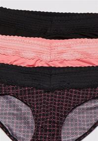img 1 attached to 🩲 Warner's Blissful Benefits No Muffin Top Hipster Panties 3-Pack: Ultimate Comfort and Flattering Fit