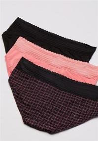img 3 attached to 🩲 Warner's Blissful Benefits No Muffin Top Hipster Panties 3-Pack: Ultimate Comfort and Flattering Fit