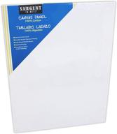 sargent art canvas panel 9x12-inch: premium 100% cotton for superior artistic results logo