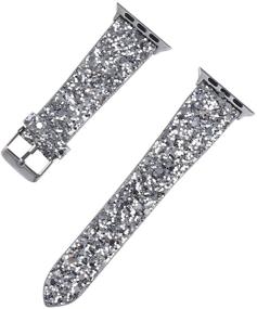 img 2 attached to Bling Bands Compatible With Apple Watch Band 38Mm 40Mm 42Mm 44Mm Case Cell Phones & Accessories