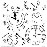 🕒 crafters workshop 474736 12x12-inch template for time travel projects logo