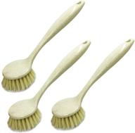 🧼 efficient yucool dish brush set: sturdy offset handle, odourless bristles for cleaning dishes, pots, pans, and skillets -3 packs logo