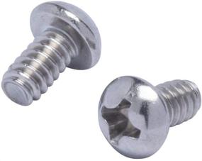 img 4 attached to 🔩 Grade A Stainless Phillips Machine Bolt Dropper Fasteners: Optimal Solution for Secure Screw Mounting