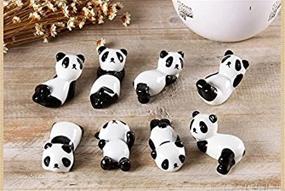 img 3 attached to 🐼 Cute Panda Ceramic Chopsticks Holder: A Playful and Practical Addition to Your Dining Experience