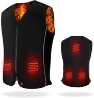 🔥 agptek heated vest: usb charging heated clothing for outdoor activities (no battery) логотип