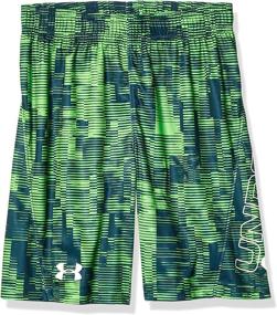 img 2 attached to 👖 Ultimate Performance: Under Armour Boys' UA Edge Stripe Boost Short