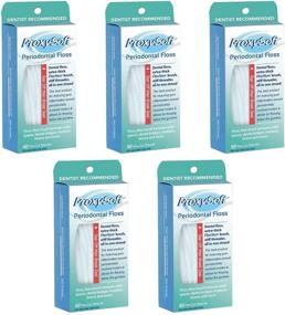 img 4 attached to Dental Floss for Braces: Threader and Thick Proxy Brush for Daily Care of Periodontal 🦷 Disease and Gum Health - Orthodontic Flossers for Braces & Teeth, Periodontal Floss by ProxySoft (5 Packs)