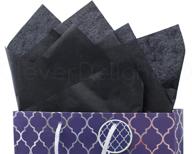 cleverdelights black premium tissue paper logo
