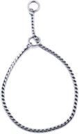 🐍 sgoda heavy link dog training choke collar - optimal snake chain for pet behavioral training логотип
