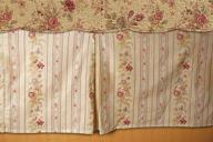 🌹 queen size ecru greenland home antique rose bed skirt - enhance your bedroom decor with this exquisite bed skirt! logo