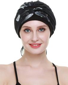 img 1 attached to 🧣 Chemo Turbans for Women with Long Hair: Stylish Head Scarves for Cancer Patients