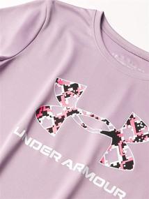 img 2 attached to 👕 Tech Big Logo Short Sleeve T-Shirt for Girls by Under Armour