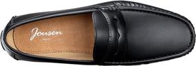 img 2 attached to Ultra-Light JOUSEN Loafers: Stylish Casual 👞 Men's Shoes for Driving & Slip-On Comfort