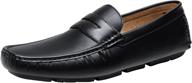 ultra-light jousen loafers: stylish casual 👞 men's shoes for driving & slip-on comfort logo