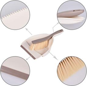 img 1 attached to Dustpan Multi Functional Portable Cleaning 2 Pack