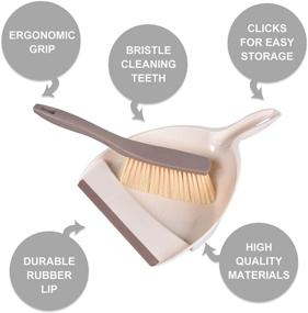 img 2 attached to Dustpan Multi Functional Portable Cleaning 2 Pack