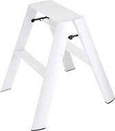 🪜 hasegawa ladders lucano 2-step step stool in white logo