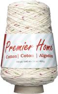 🌿 premier yarns 1032-07 home cotton yarn - vibrant vineyard dots logo