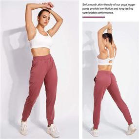 img 3 attached to 👖 TrainingGirl Women Jogger Pants: Stylish Sweatpants with Pockets for Workout, Running, Yoga, and Lounge