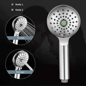 img 3 attached to Pressure Handheld Extra Long Showerhead Oxygen Rich