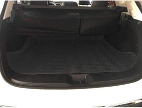 img 3 attached to 🚗 Biosp Car Rear Trunk Mat Cargo Liner for Nissan Murano 2015-2019 - All Weather Full Black Heavy Duty Rubber Custom Fit, Waterproof & Odorless