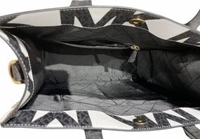 img 2 attached to Michael Kors Kenly Satchel Graphic