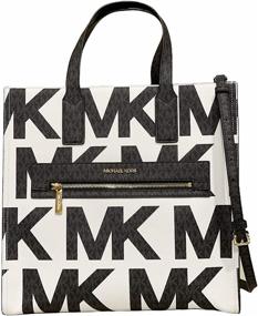 img 4 attached to Michael Kors Kenly Satchel Graphic