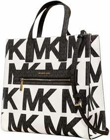 img 3 attached to Michael Kors Kenly Satchel Graphic