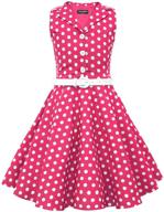 🦋 blackbutterfly holly vintage polka girls dresses: retro fashion for girls logo