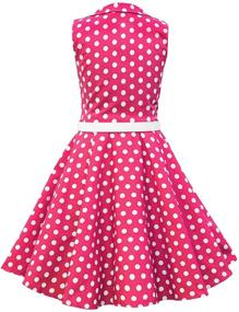 img 3 attached to 🦋 BlackButterfly Holly Vintage Polka Girls Dresses: Retro Fashion for Girls