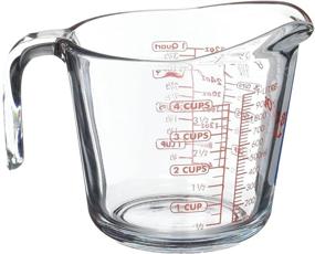 img 1 attached to 🔢 Anchor Hocking Glass Measuring Cup: 32 Oz | Accurate Measurement and Durable Glass Material