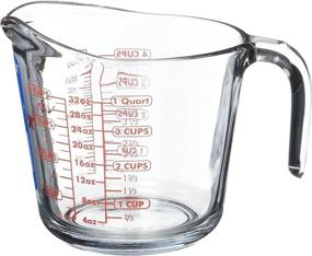 img 2 attached to 🔢 Anchor Hocking Glass Measuring Cup: 32 Oz | Accurate Measurement and Durable Glass Material