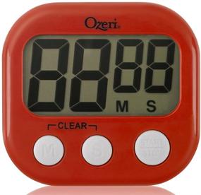 img 1 attached to ⏲️ Ozeri KT1-R Red Kitchen Timer: Compact and Versatile 3.25in x 0.75in x 3in