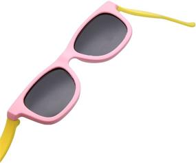 img 2 attached to Шлифовальщик КИДС Детские супергибкие поляризационные солнцезащитные очки: идеальная защита для глаз ваших малышей.