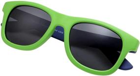 img 4 attached to Шлифовальщик КИДС Детские супергибкие поляризационные солнцезащитные очки: идеальная защита для глаз ваших малышей.
