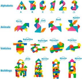 img 2 attached to Stackable Building Toy for Toddlers: Mini Tudou for Creative Playtime