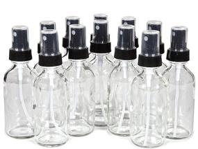 img 4 attached to 💦 Clear Glass Bottles with Sprayers - Travel Accessories by Vivaplex