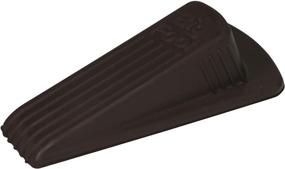 img 1 attached to 🚪 Master Manufacturing 2-Pack Heavy Duty Rubber Wedge Big Foot Door Stops - Brown, USA-Made, Securely Holds Heavy Doors (Pack of 2) (00971)