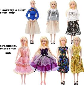 img 3 attached to 👗 Pack Doll Clothes Accessories: Fashionable Additions for Dolls