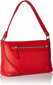 img 3 attached to Essere Genuine Leather Handbag for Women - Compact Size and Stylish Shape in Red