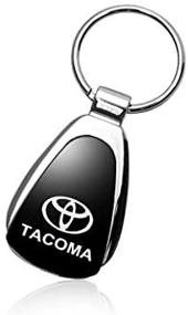 img 1 attached to 🔑 Стильный брелок Toyota Tacoma черного цвета в форме слезы - изящный и практичный дизайн