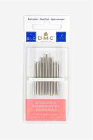 img 1 attached to 🧵 Quality DMC 1765-5/10 Embroidery Hand Needles, 16/pkg for Precise Needlework