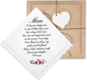 img 4 attached to 👵 Grandmother Grandma GIFT Wedding Handkerchief