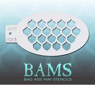 🐟 fish scales mini stencil bam1013 - epic body painting stencils for arms, chest, and belly logo