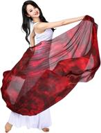 🧞 kikigoal women's 100% silk belly dance veils and hand scarves - vibrant colors & generous size logo