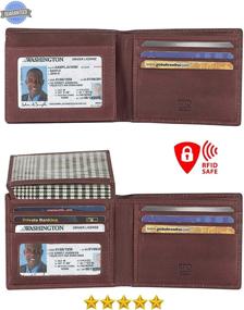 img 2 attached to 👜 Mou Meraki: Premium Genuine Leather Men's Accessories for Wallets, Card Cases & Money Organizers.